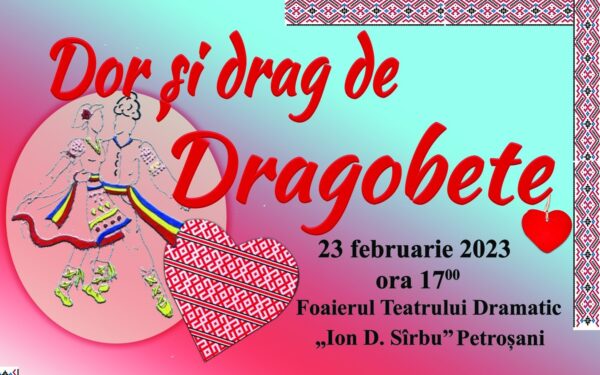 ”Dor și drag de Dragobete”, eveniment cultural sub semnul poeziei, organizat de Biblioteca  județeană ”Ovid Densușianu” la Petroșani