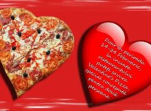 Pizza din inimă, pentru îndrăgostiți de toate vârstele, la Restaurantul Number One din Petrila