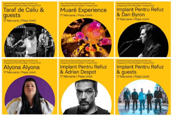 Colaborări spectaculoase între artiști locali și artiști internaționali la ”Deschiderea Timișoara 2023”