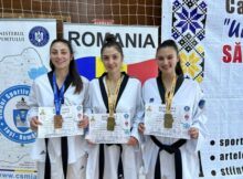 Surorile Alexandra și Tania Rache, de la CS Știința Petroșani, campioane naționale la turneul Taekwondo WT de la Iași