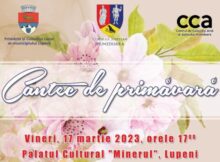 ”Cântec de primăvară”, recital folcloric la Palatul Cultural din Lupeni