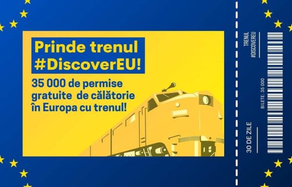 Start la înscrieri pentru tinerii de 18 ani care vor să călătorească gratuit în Europa