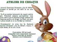 Atelier creativ de Paște la Teatrul ”I.D. Sîrbu” din Petroșani
