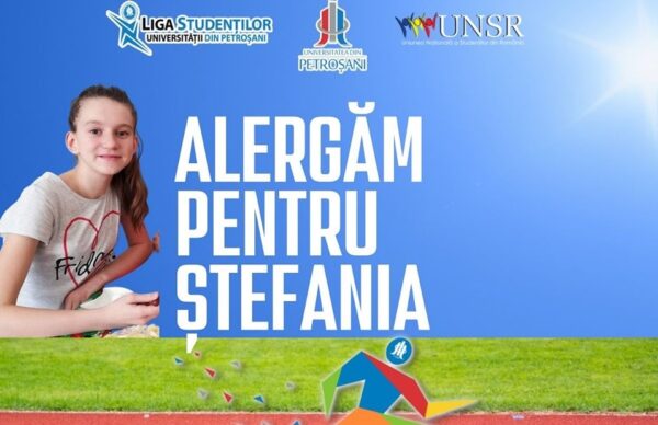 ”Alergăm pentru Ștefania”, competiție de alergare cu scop caritabil la Universitatea din Petroșani