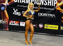Sportiva Ariana Topliceanu din Lupeni, campioană balcanică la culturism și fitness