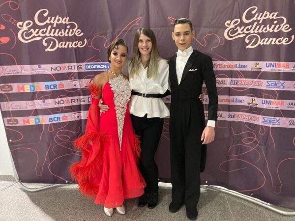 Tinerii dansatori hunedoreni Brigita Marina și Andrei Stoica au revenit în topul competițiilor internaționale de dans modern