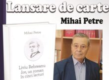 Lansare de carte prof. Mihai Petre / „Liviu Rebreanu. Ion, un roman în cinci lecturi”