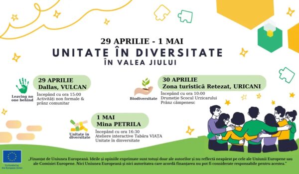 Asociația Umanitară Kandila promovează valorile europene și politica de coeziune a Uniunii Europene în Valea Jiului