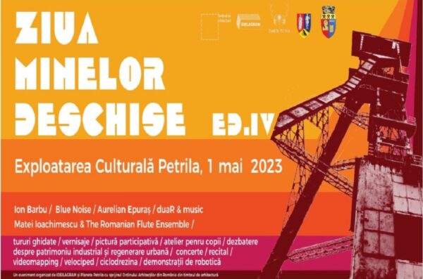Pe 1 Mai e ”Ziua Minelor Deschise” la Petrila, în ”Valea Jiului Vibrantă”