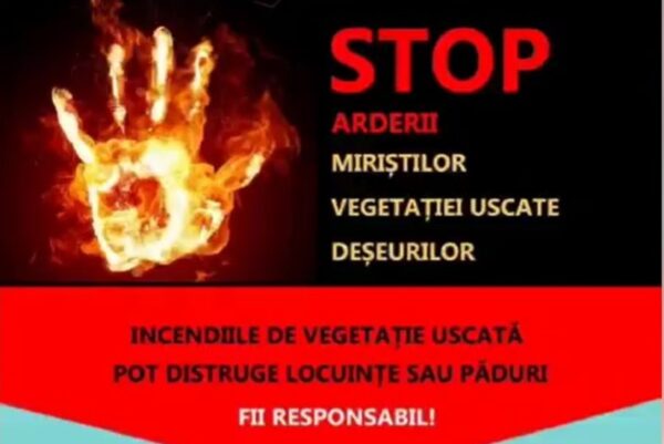 Primăria municipiului Vulcan / Anunț privind interdicția de incendiere a deșeurilor