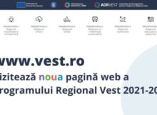 ADR Vest a lansat noul website al Programului Regional Vest: www.vest.ro