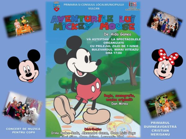 Programul activităților dedicate Zilei Internaționale a Copiilor în municipiul Vulcan