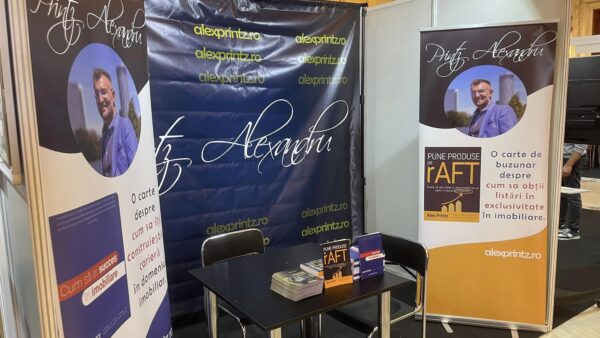 ”Pune produse pe raft”, o nouă carte semnată Alex Printz, lansată la Târgul Național Imobiliar de la București