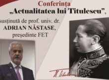 ”Actualitatea lui Nicolae Titulescu”, conferință susținută de prof.univ. Adrian Năstase, la Deva și Petroșani