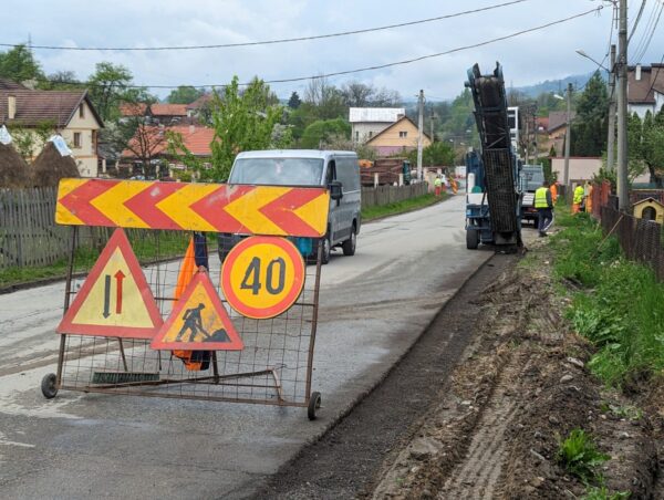 Strada Maleia din Petroșani a intrat în reparații capitale