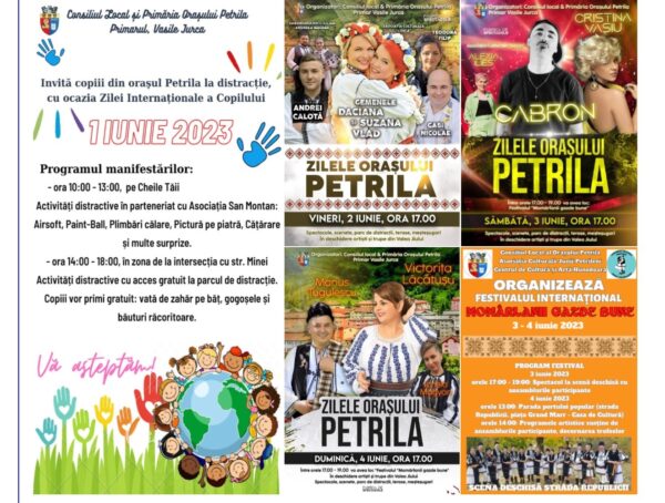 La început de iunie, Petrila intră-n sărbătoare