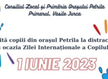 Copii, de 1 iunie, la Petrila vi se pregătește ceva!