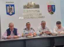 Măsuri adoptate în Comitetul Județean pentru Situații de Urgență Hunedoara privind situația localităților afectate de inundații