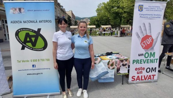 Ziua Internațională împotriva Traficului și Consumului Ilicit de Droguri marcată și în județul Hunedoara