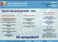 Liceul Tehnologic Lupeni își prezintă oferta educațională pentru anul școlar 2023/2024 și avantajele acesteia pentru elevi