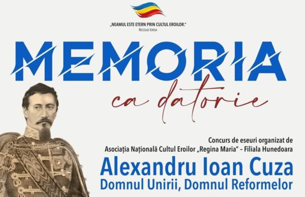 Concursul de eseuri „Memoria ca datorie” al ANCERM Hunedoara și-a desemnat câștigătorii