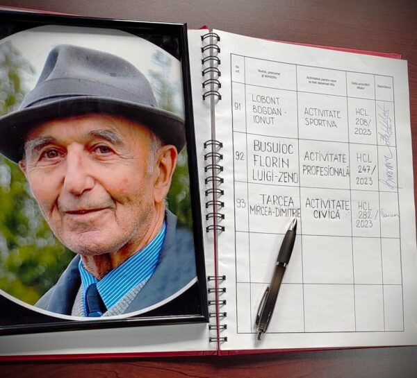 Hunedoreanul Mircea Dimitrie Tarcea distins cu titlul de ”Cetățean de onoare” post mortem al municipiului Hunedoara