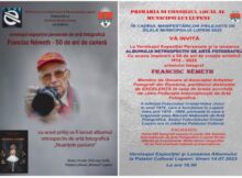 Artistul fotograf Francisc Németh marchează debutul anului aniversar al celor 50 de ani de carieră cu o expoziție de artă fotografică și o lansare de album la Palatul Cultural din Lupeni