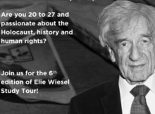 American Councils for International Education anunță organizarea celei de-a șasea ediții a Elie Wiesel Study Tour