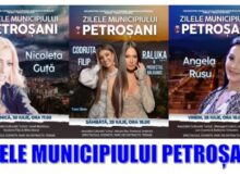 Se anunță trei zile de neuitat la ”Zilele Municipiului Petroșani”