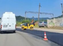 Lucrări de reabilitare pe DJ 666B din Iscroni-Aninoasa