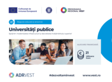 ADR Vest lansează un nou apel de proiecte prin Programul Regional Vest: 21 de milioane de euro pentru universități