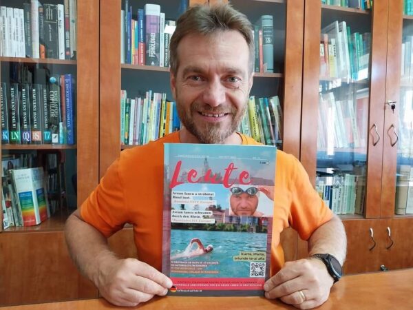 Performerul sportiv Avram Iancu, pe coperta revistei ”Leute” din Germania