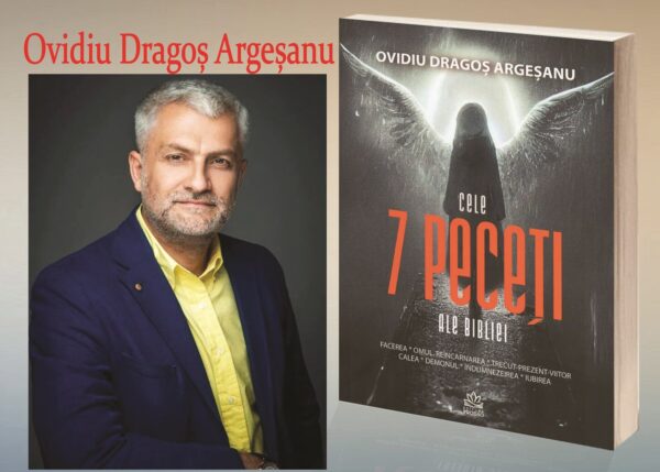 Ovidiu Dragoș Argeșeanu prezintă cartea ”Cele 7 peceți ale Bibliei”, într-un eveniment al Bibliotecii județene ”Ovid Densușianu” din Deva