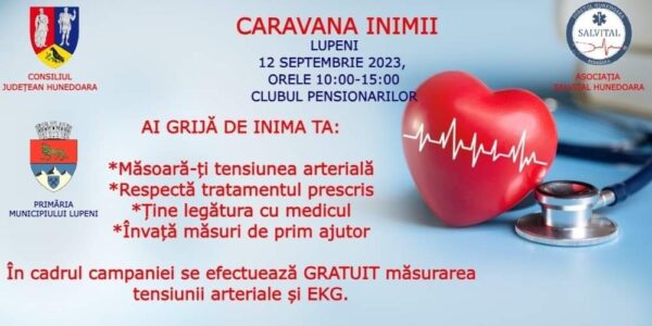 ”Caravana inimii” ajunge la Lupeni!