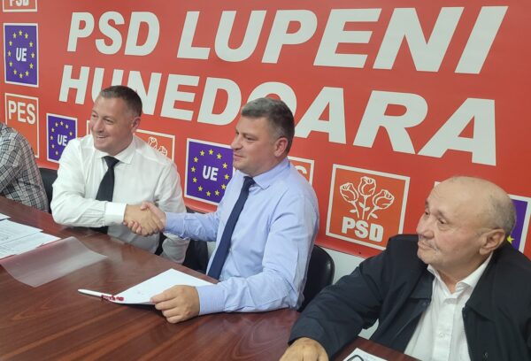Primarul Lucian Resmeriță desemnat în unanimitate candidat al PSD Lupeni în alegerile locale din 2024