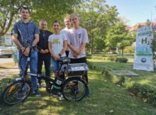 Bicicleta cu hidrogen a prins viață la Universitatea Politehnica Timișoara