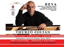 Concert la pian „Everest Dream” la Deva, cu pianistul orădean Thurzo Zoltan