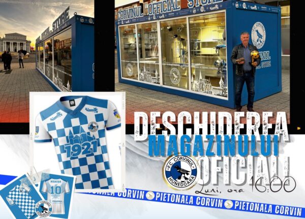 Magazin Fan Club pentru Corviniști, la Hunedoara
