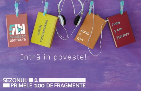 5 minute de literatură /  Primul audio-showroom de literatură în limba română