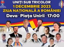 ”Uniți sub tricolor!” – regal folcloric de Ziua Națională a României, la Deva
