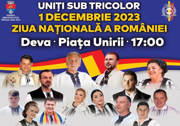 ”Uniți sub tricolor!” – regal folcloric de Ziua Națională a României, la Deva