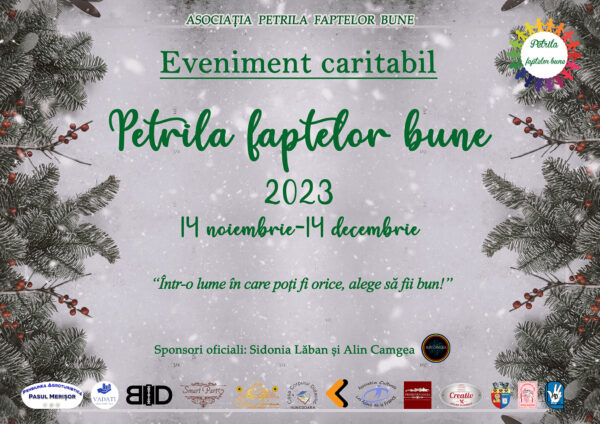 O invitație de suflet în ”Petrila faptelor bune”