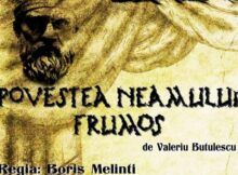 Valeriu Butulescu spune ”Povestea neamului frumos” la Teatrul din Cahul (Republica Moldova)