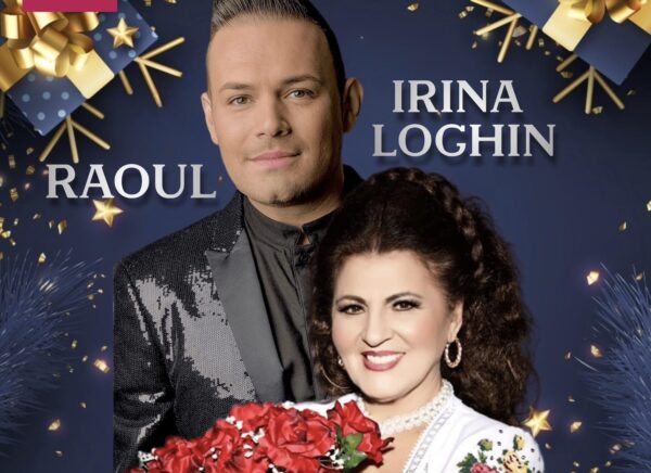 Irina Loghin și Raoul împodobesc, în decembrie, bradul la Petroșani