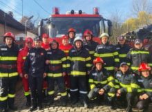 Pompierul brădean Nicolae Dobra-Iovan onorat de colegi la momentul pensionării
