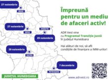 Programul Tranziție Justă, prezentat în județul Hunedoara