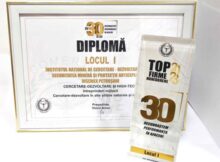 INCD-INSEMEX Petroșani își păstrează locul în Topul Firmelor Hunedorene