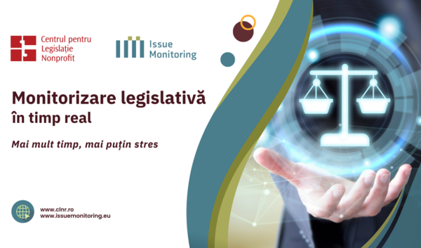 Serviciu modern de monitorizare legislativă oferit GRATUIT ONG-urilor