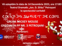 „Colind din suflet de copil”, concert caritabil la Teatrul Dramatic ”I.D. Sîrbu” din Petroșani