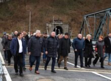 Noul pod peste Jiu de la Petrila a fost deschis circulației